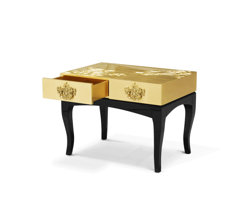 0-234 Золотая тумбочка Тринити Boca Do Lobo  - Вид №14