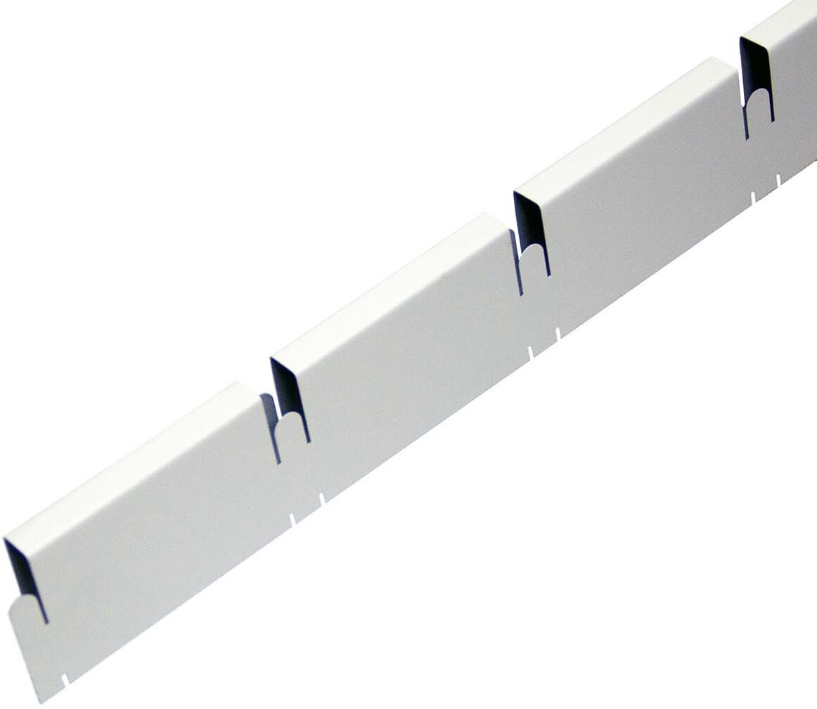 82151743 Профиль грильято папа 75x75x40 мм белый 0.6 м STLM-0020474 АЛБЕС