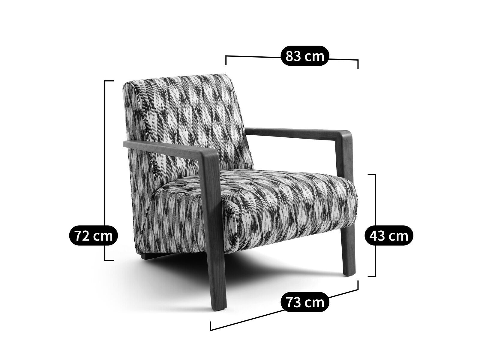 Тканевое кресло AMPM Sanami ARCH-00049993 - Вид №5