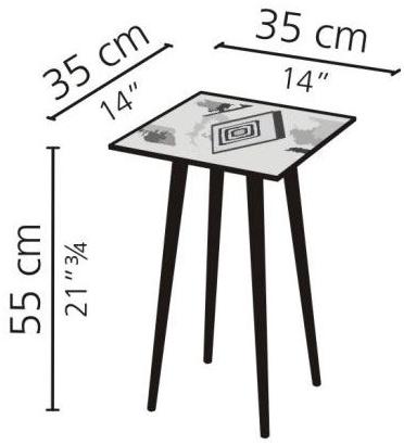 Casamilano Стол сервисный квадратный в мдф sun-id-1356008 - Вид №3