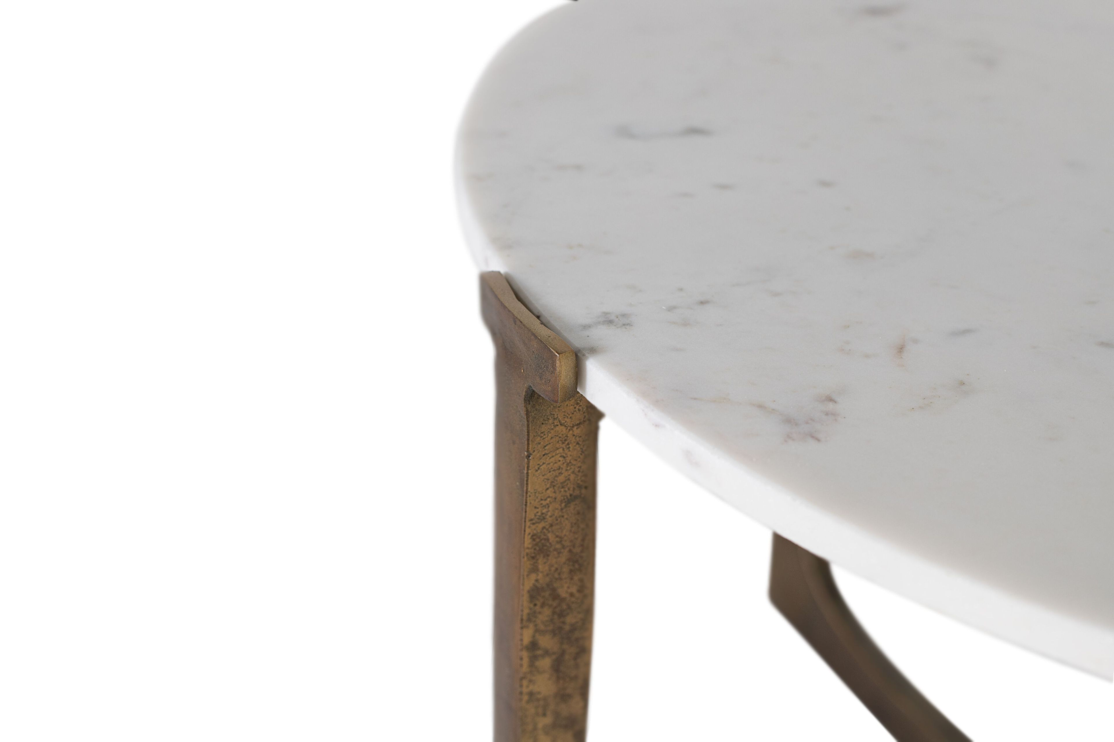 Круглый мраморный журнальный столик Giner y Colomer 1816 ARCH-00046996 - Вид №2