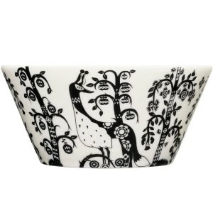 Чаша "Taika" с лисой черно-белая LE-VILLAGE СОВРЕМЕННЫЙ 116465 Белый