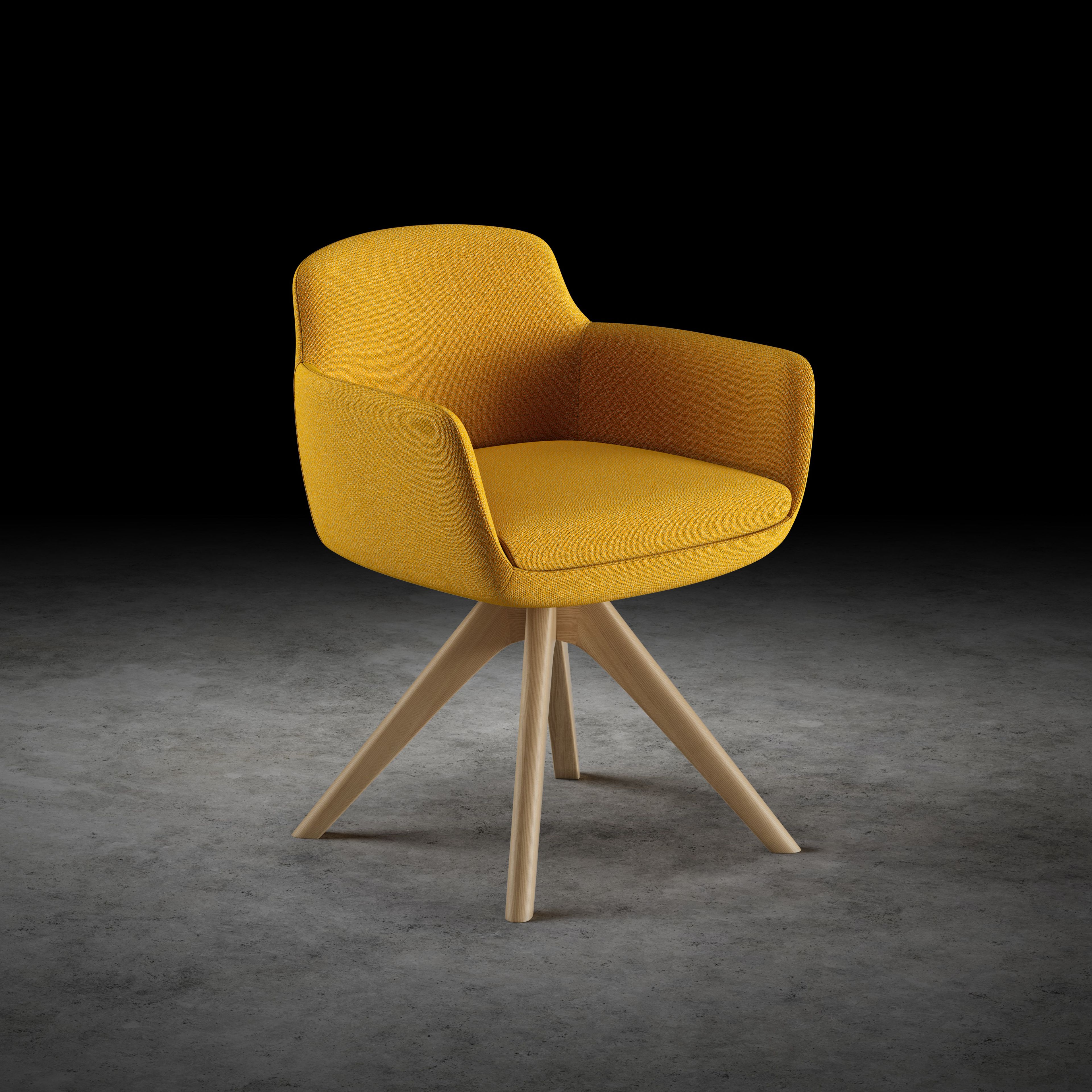 Ткань операционный офисный стул с подлокотниками Cider Edition DANAE ARCH-00134946 - Вид №2