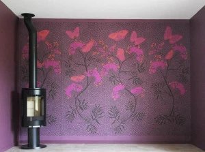 CONCEPTUWALL Панорамные панорамные обои на флизелиновой дизайнерской бумаге Butterfly