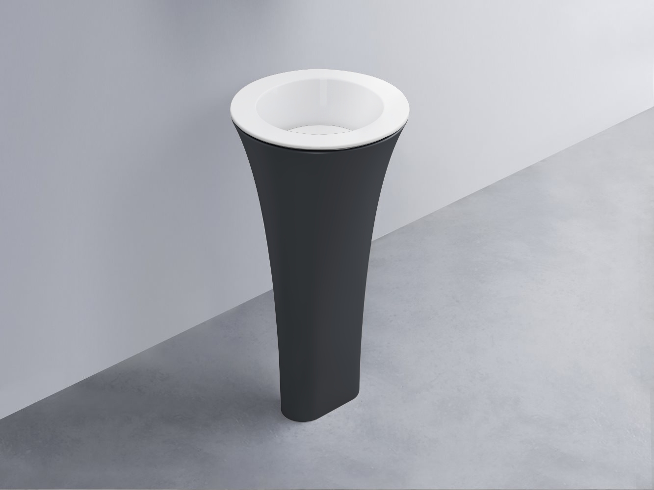 AMLA45-BL+AMPILT-BL+AMCOLT-BA Раковина Amedeo Tondo отдельностоящая cielo Enjoy + Amedeo Ceramica Cielo