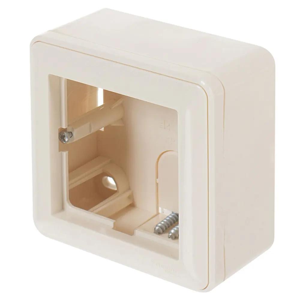 Подъемная коробка SYSTEME ELECTRIC W59 для наружного монтажа розеток 18799412 STLM-0012762