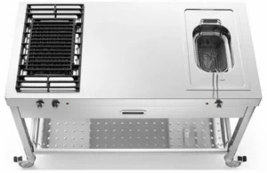 ALPES-INOX Летняя кухня из нержавеющей стали с грилем и фритюрницей Liberi in cucina