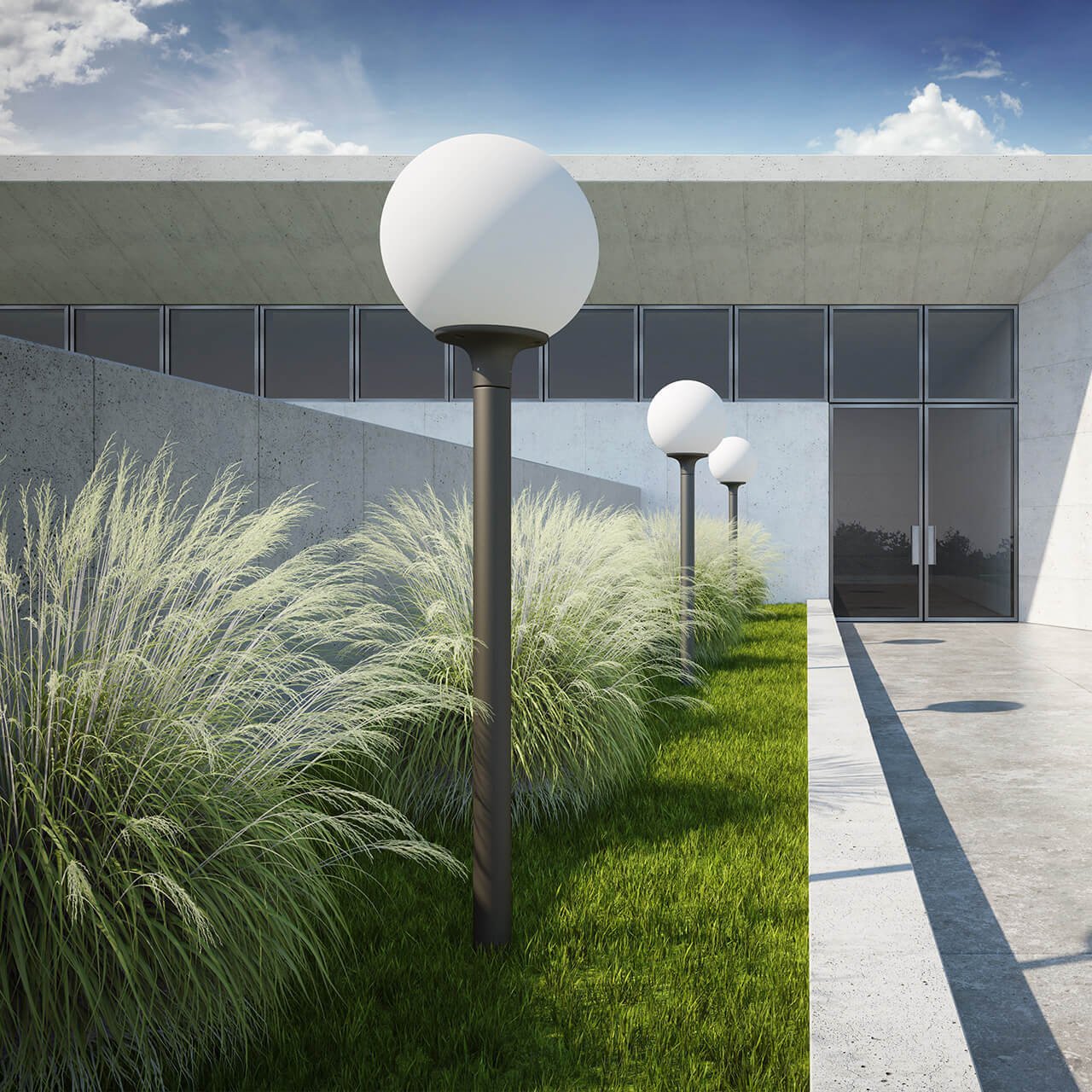 Уличный светильник M3light Sphere 10662000 M3LIGHT SPHERE 311808 Белый - Вид №1