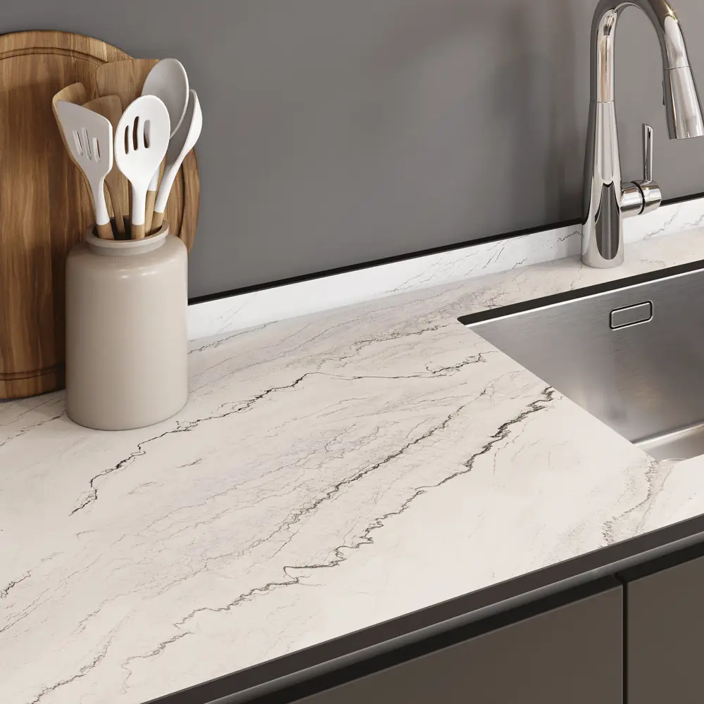 86821798 Комплект плинтусов L806 №1 240x4 см 1 шт 60x4 см 2 шт HPL-пластик цвет Марола STLM-0884629 Santreyd  - Вид №1