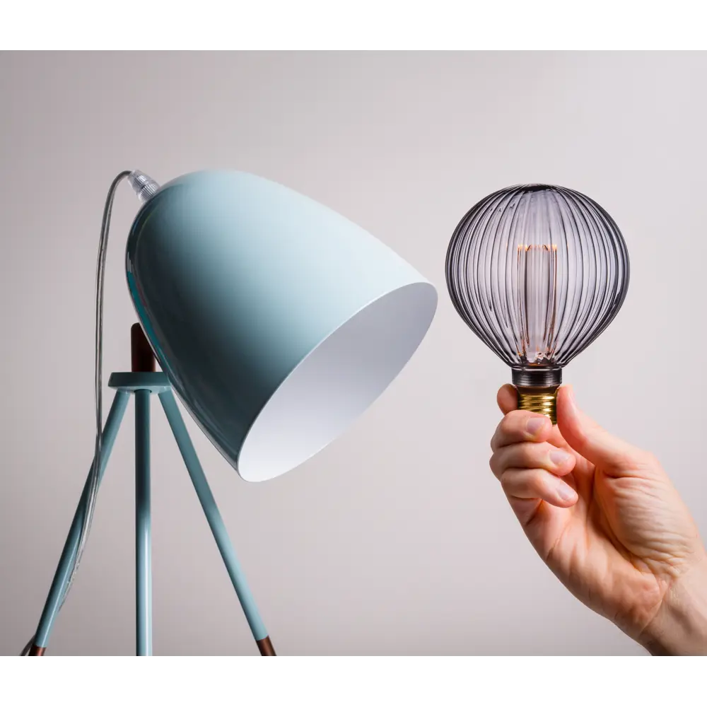 Лампочка декоративная G125T Вт дымчатая 4 Вт E27 8529 Voltega STLM-2063512 - Вид №5