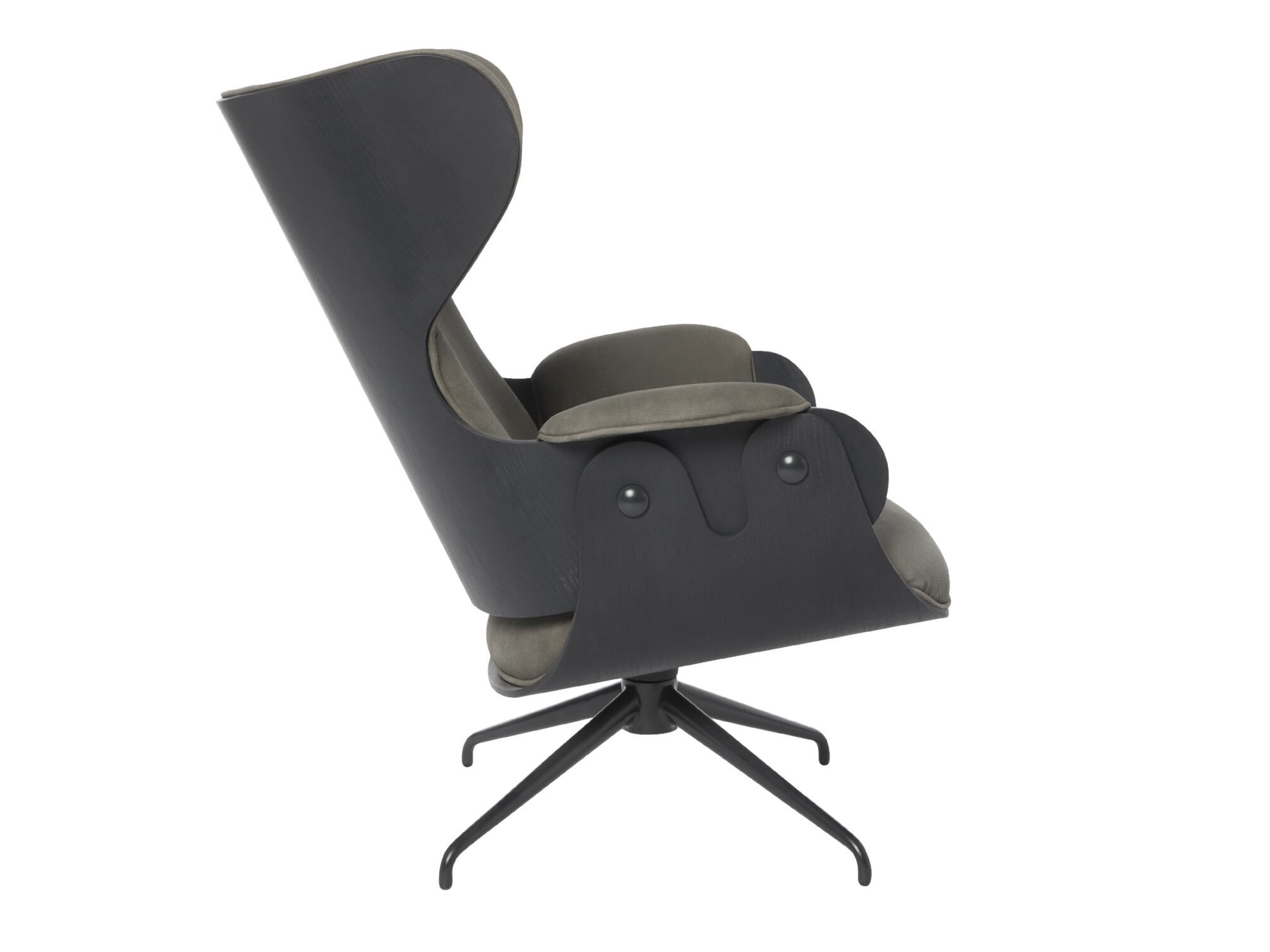 Тканевое кресло с высокой спинкой BD Barcelona LOUNGER ARCH-00090470 - Вид №5