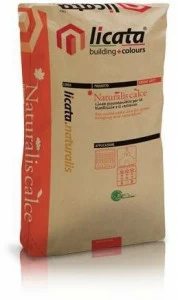 LICATA Биоэкологическая штукатурка на основе натуральной гидравлической извести Licata.naturalis