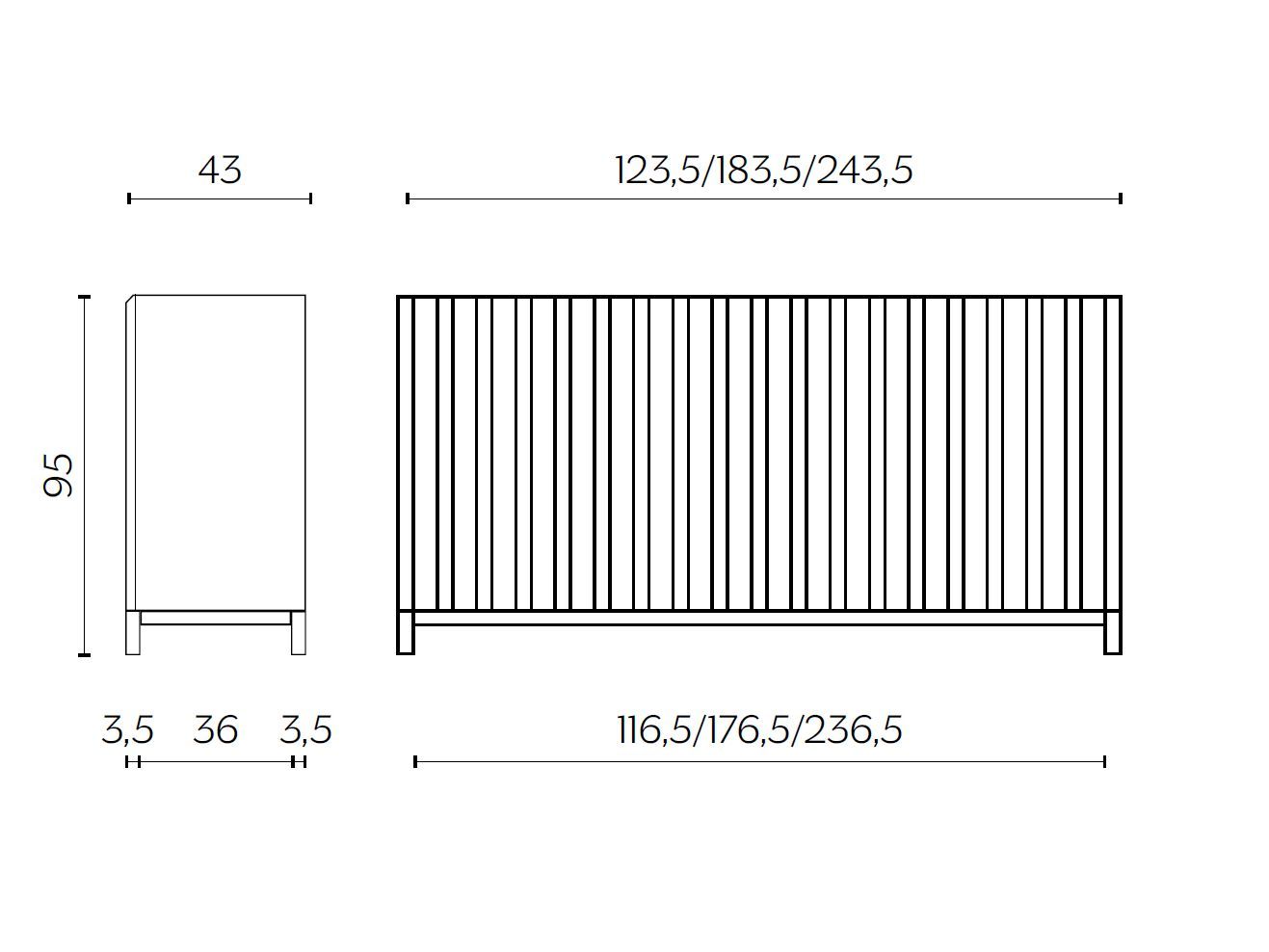Деревянный сервант Miniforms контейнер ARCH-00119021 - Вид №6