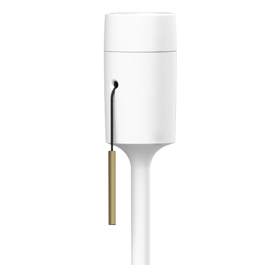 4035 Торшер-основание champagne white (Д- 38, В-140 cm) 1,5 m. pvc провод с вилкой UMAGE  - Вид №10