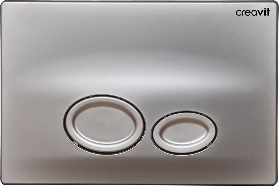 GP2002.00 Кнопка для инсталляции DROP матовая серая Creavit Drop - Вид №1