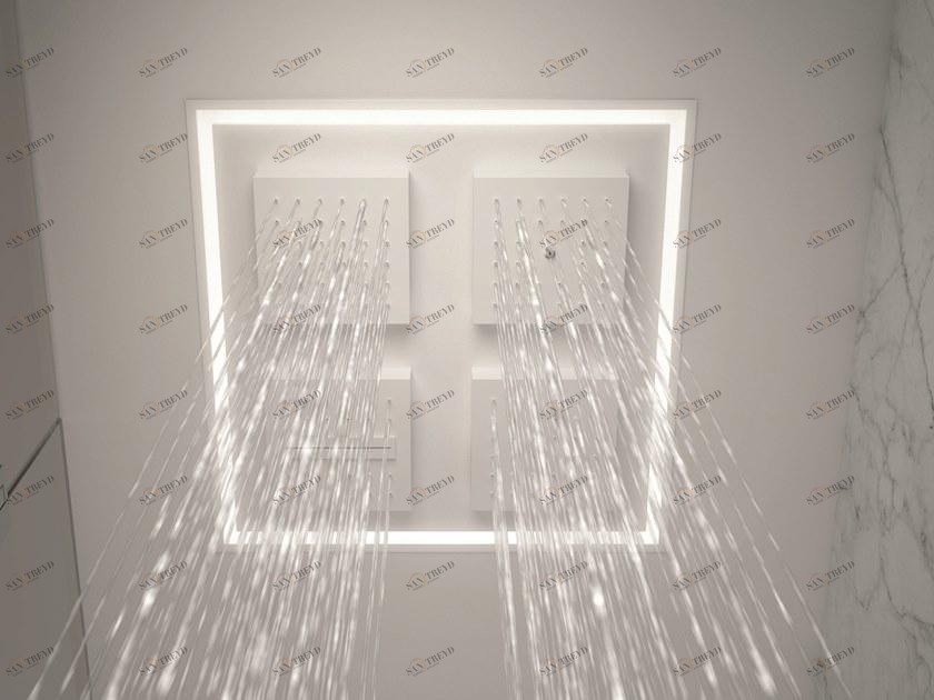 MOMA Design Светодиодная потолочная душевая лейка с твердой поверхностью  Mtsh 