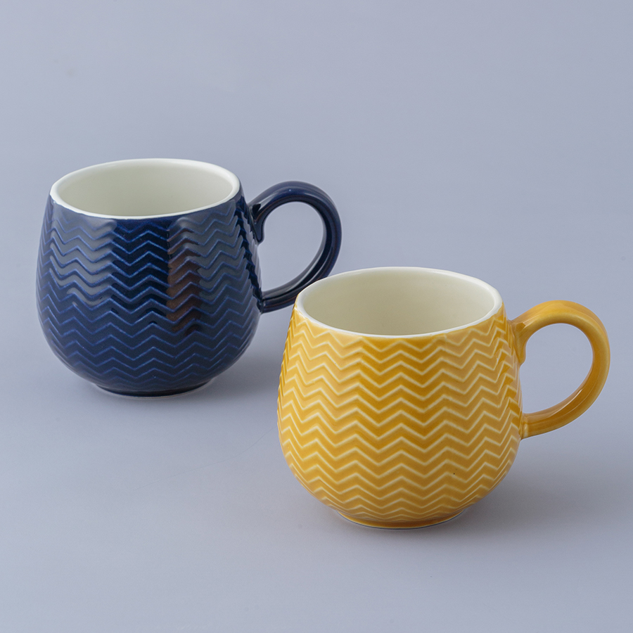 2002.143 Кружка embossed, 350 мл, синяя Mason Cash  - Вид №1