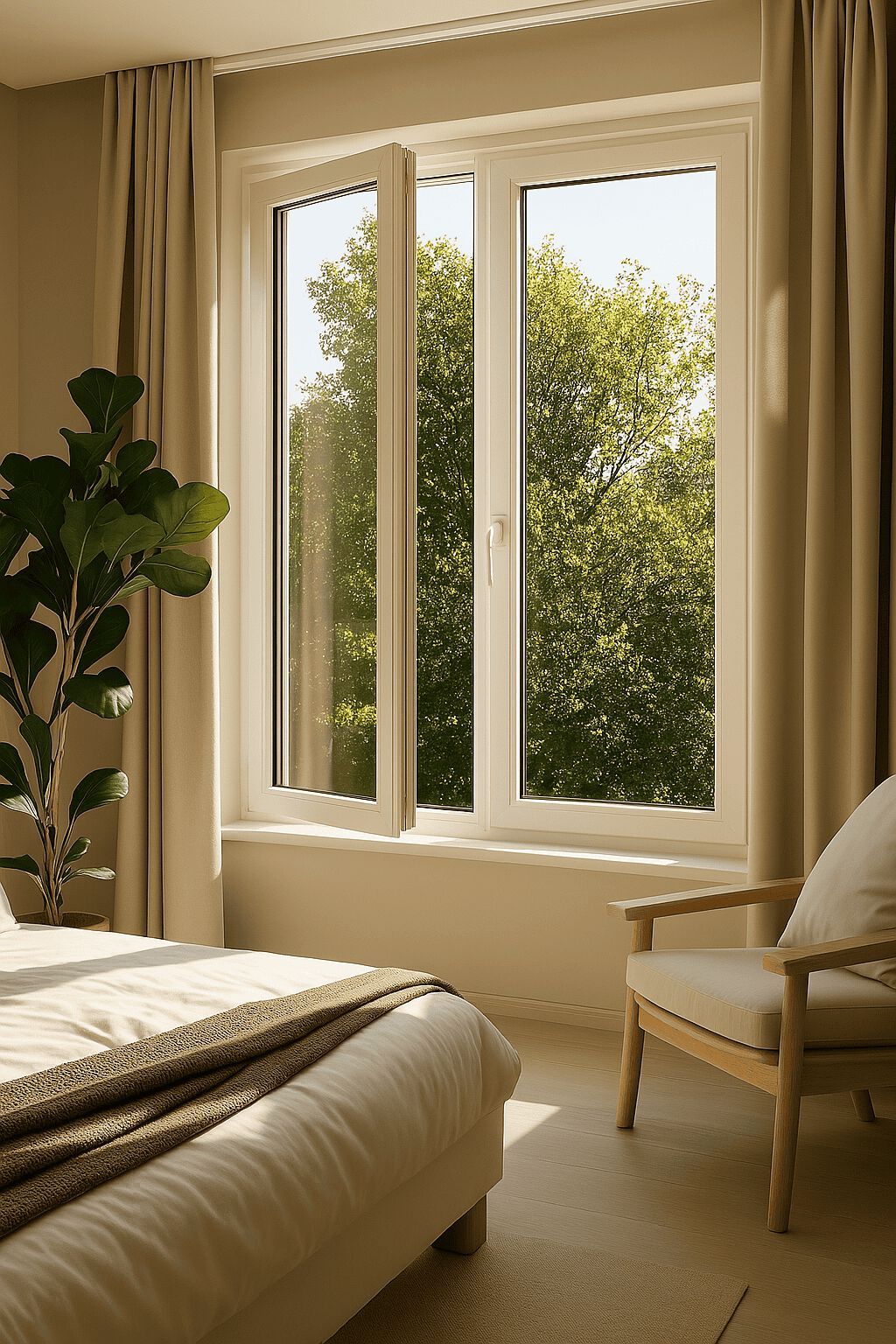 Окно с двойным остеклением из ПВХ Schulz Italia NEW EXENTIA ARCH-00116048 - Вид №1