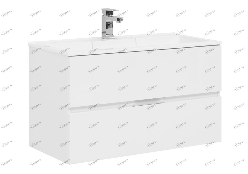 Тумба с раковиной Aquanet Алвита 90 белый 0023534000187182