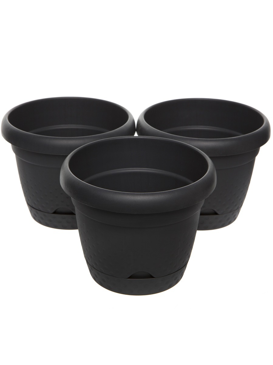 Горшок для цветов Lupo 1.1L Anthracite NAVAKO 16166 - Вид №3