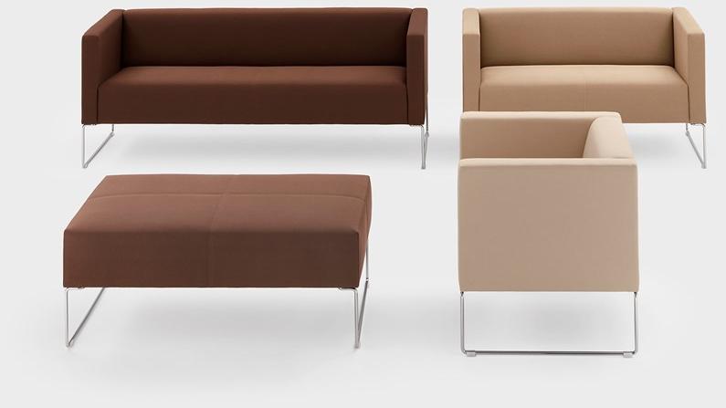 Viganò Мягкий 2-местный тканевый диван Cubino sun-id-1508866 - Вид №3