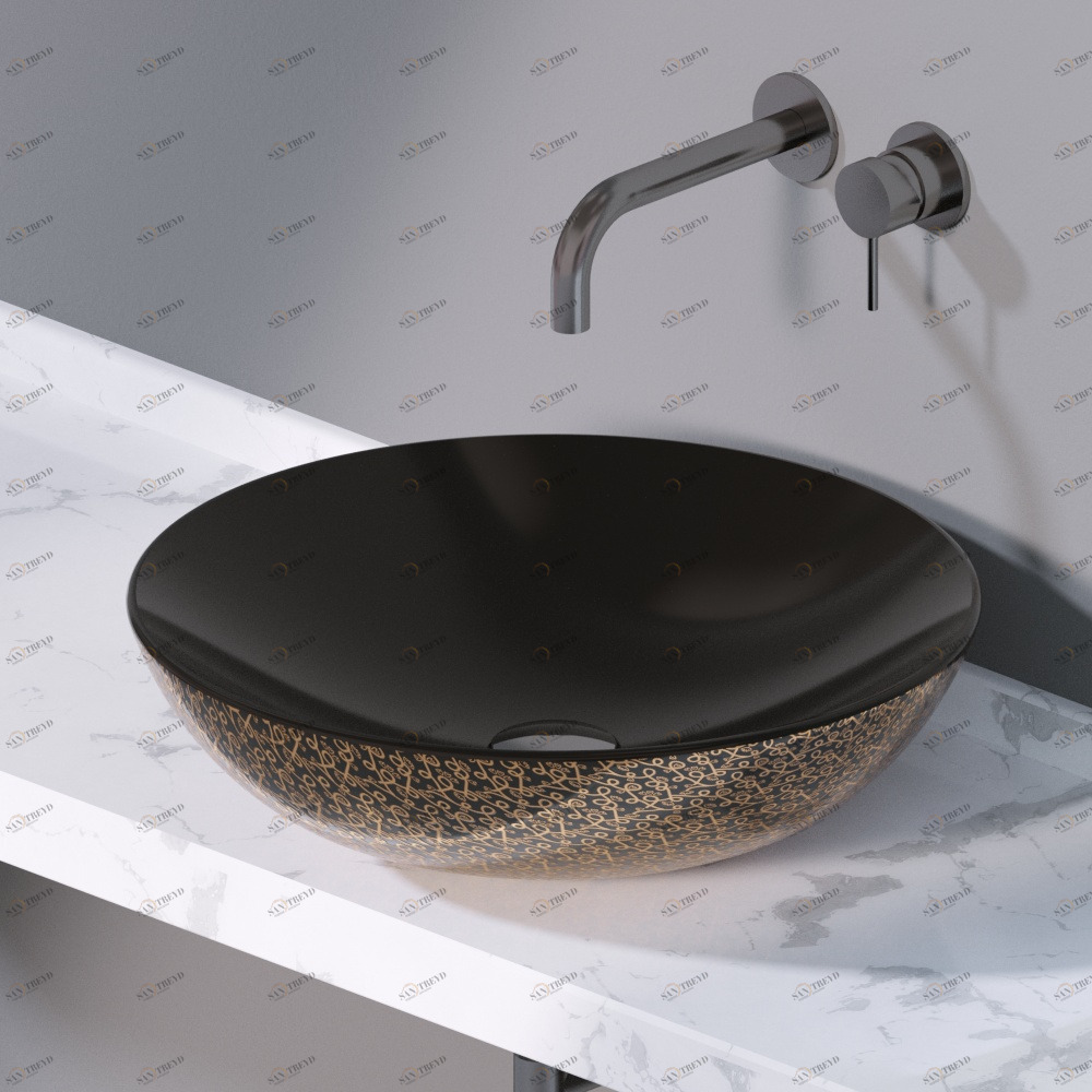 L241401G Накладная раковина на столешницу  круглая A. e T. Italia THIN AeT ITALIA