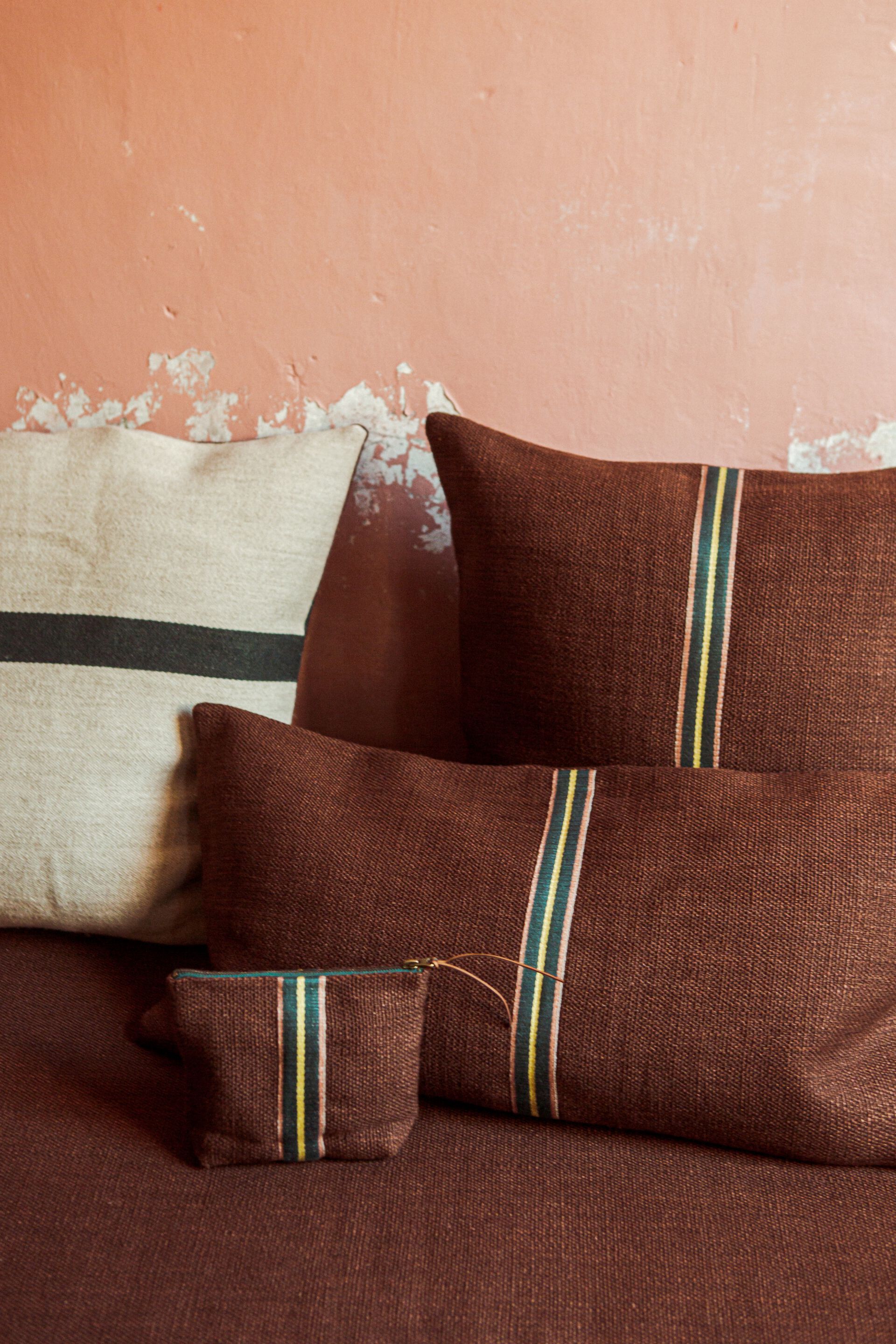 Льняная и шерстяная квадратная подушка Libeco Home Джаспер ARCH-00064853 - Вид №7