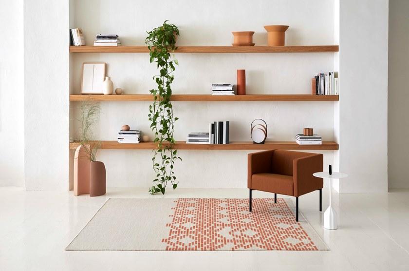 GAN Прямоугольный шерстяной коврик ручной работы с геометрическими мотивами Kilim sun-id-1390298 - Вид №8