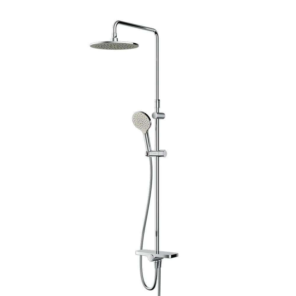 Душевой комплект с верхним душем и полкой AM.PM MOXIEM000 без смесителя STLM-2059919 - Вид №1