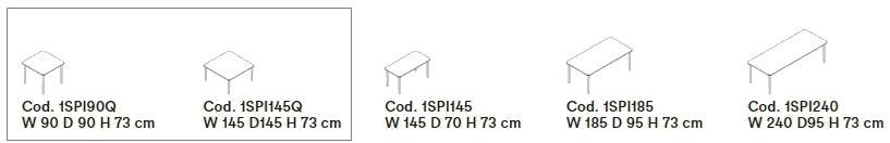 Tacchini Квадратный штабелируемый стол sun-id-1453592 - Вид №5