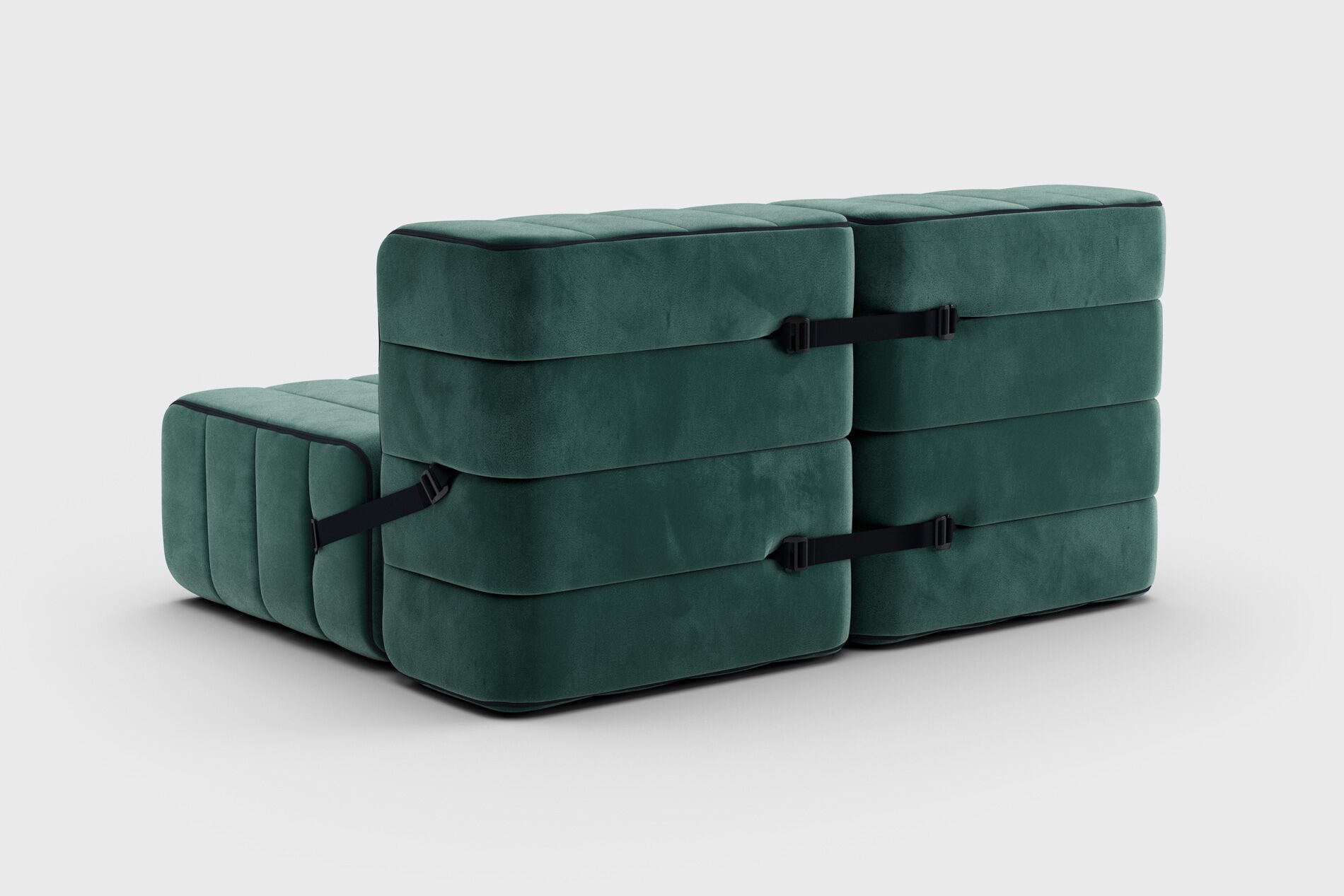 2-местный модульный тканевый диван AMBIVALENZ Curt ARCH-00047021 - Вид №11