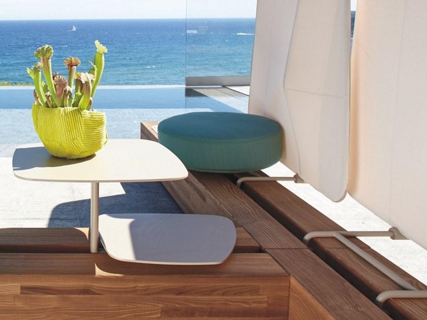 Roberti Круглый садовый пуф из ткани Key west 4245 - Вид №1