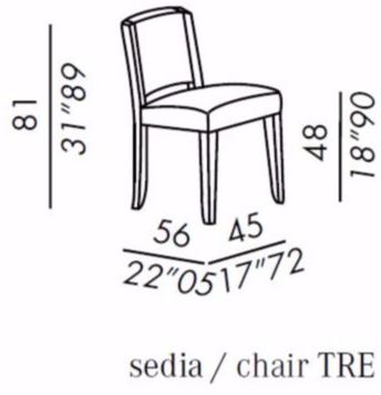 Meridiani Стул из дуба со встроенной подушкой Kerr sun-id-1462794 - Вид №1