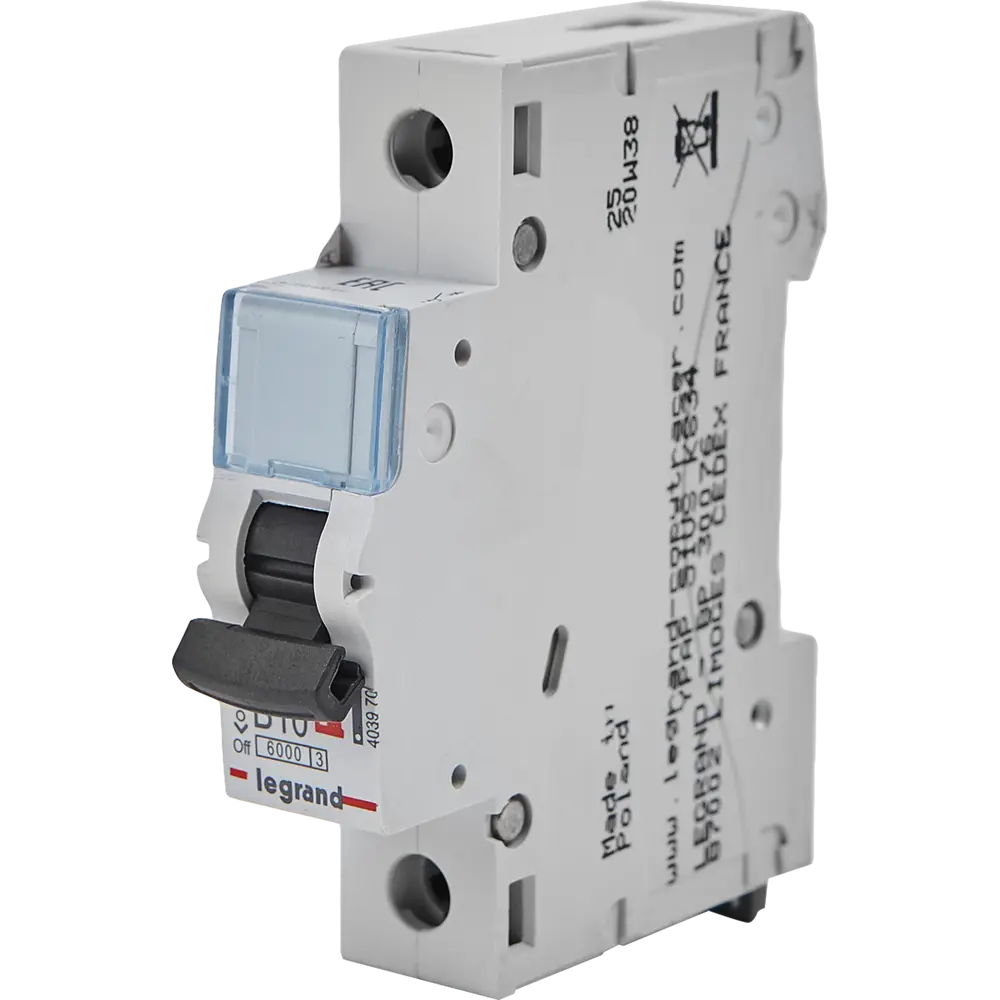 Автоматический выключатель Legrand TX3 1P B10 А 6 кА 82169111 STLM-2167823 