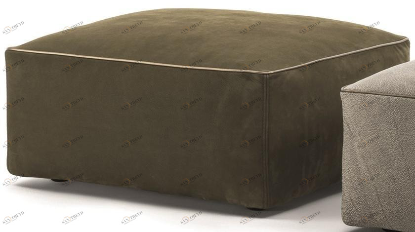 Frigerio Salotti Пуф из квадратной ткани с обивкой sun-id-1419745