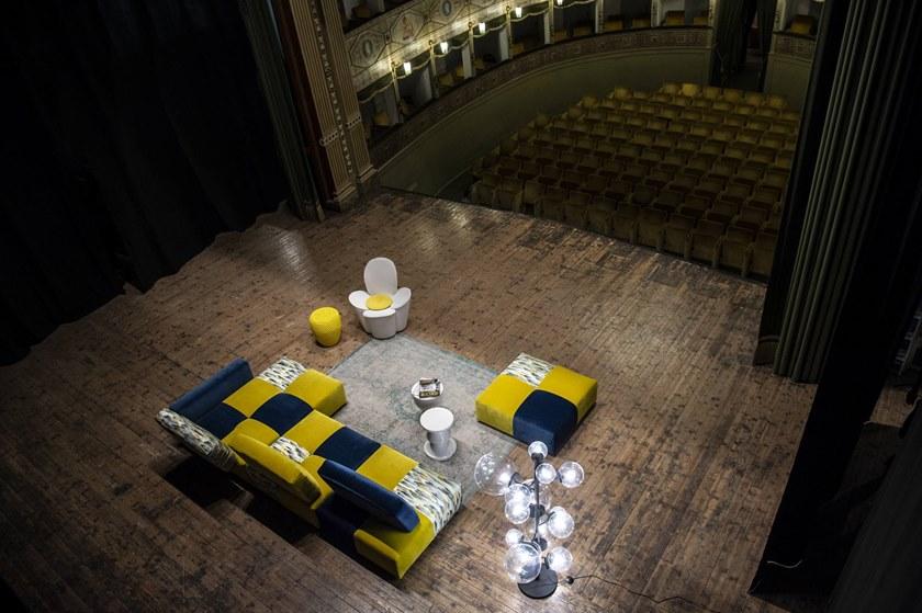 Gobbo Salotti Модульный диван со съемным чехлом из ткани с шезлонгом sun-id-1441829 - Вид №9