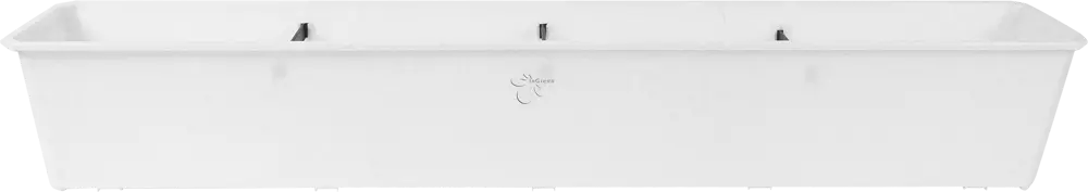 Балконный ящик INGREEN для цветов мраморный 100 см 12973467