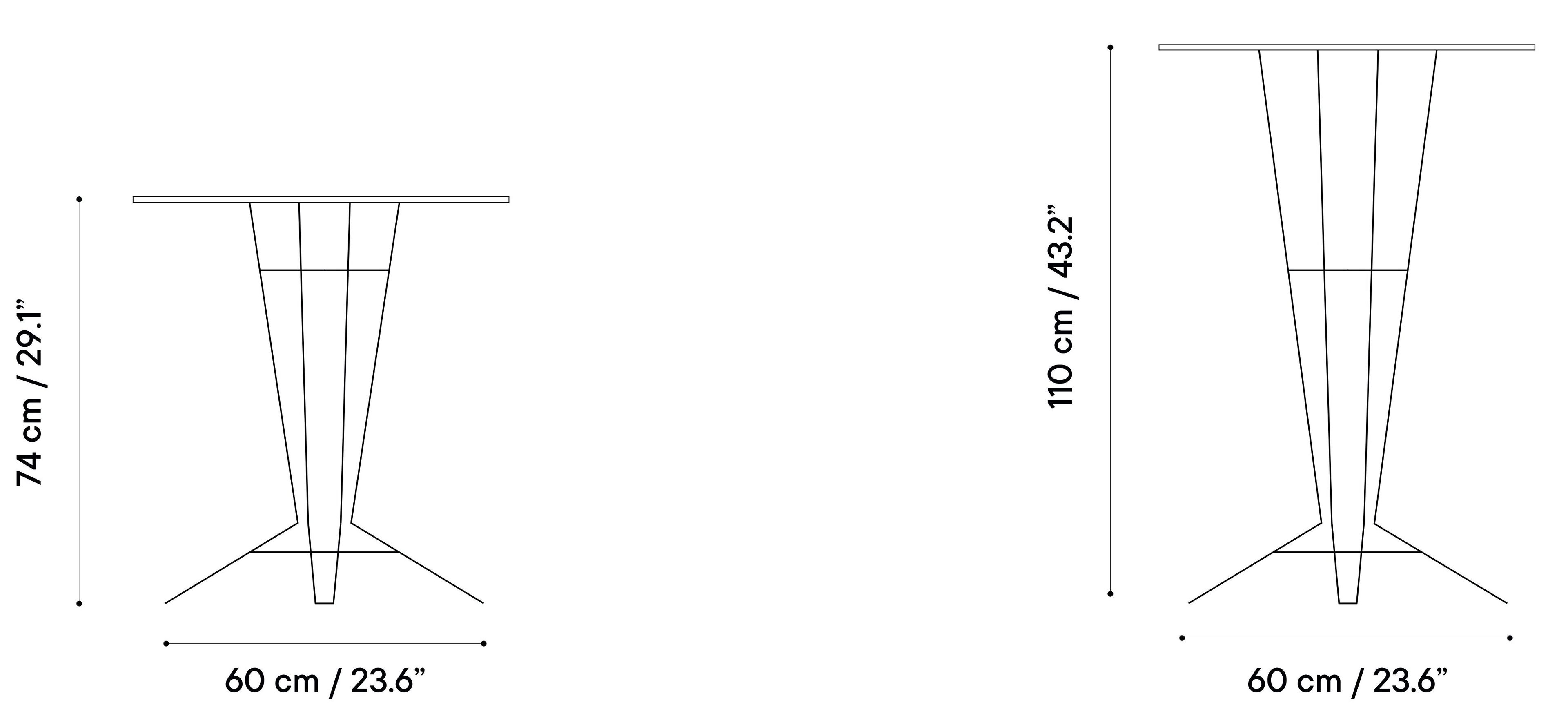 Стальной круглый садовый стол iSimar Nostrum ARCH-00143727 - Вид №5
