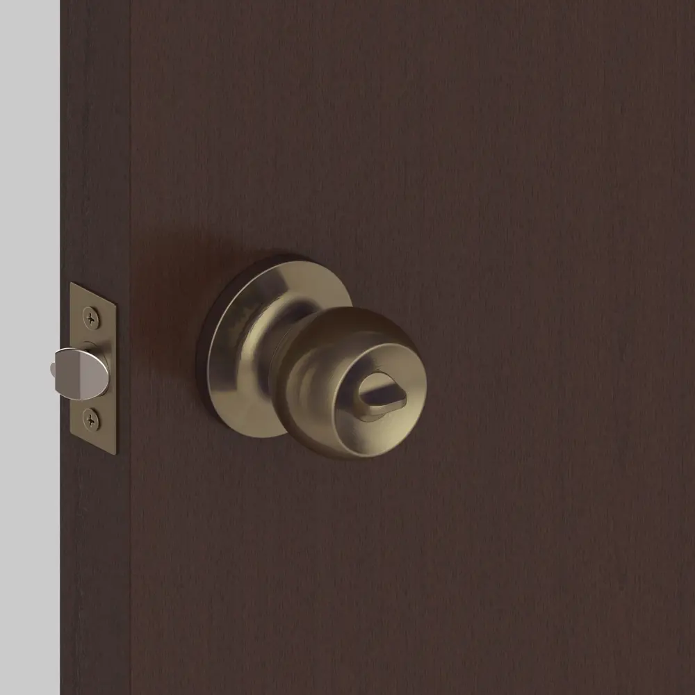 Ручка-защелка 624/BL PB-B с фиксатором сталь цвет бронза FUARO STLM-2208208 - Вид №7