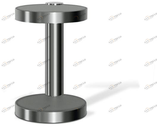 Wissmann raumobjekte Круглый журнальный столик из стали для гостиной  519-50 