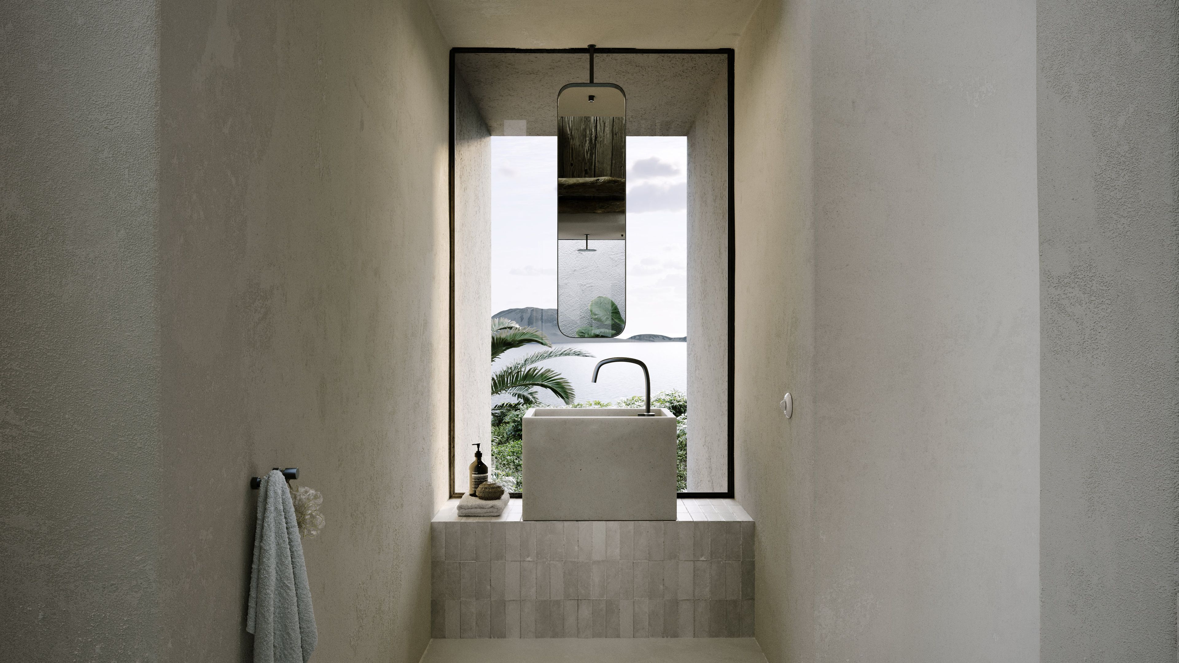 Одиночный подвесной умывальник из натурального камня COCOON Piet Boon ARCH-00052049 - Вид №41