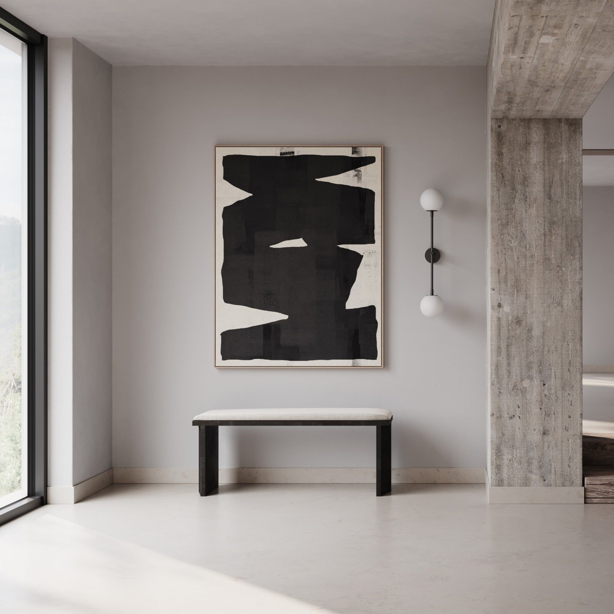 Скамейка из армированного волокном бетона 101 Copenhagen Arc ARCH-00147463 - Вид №1