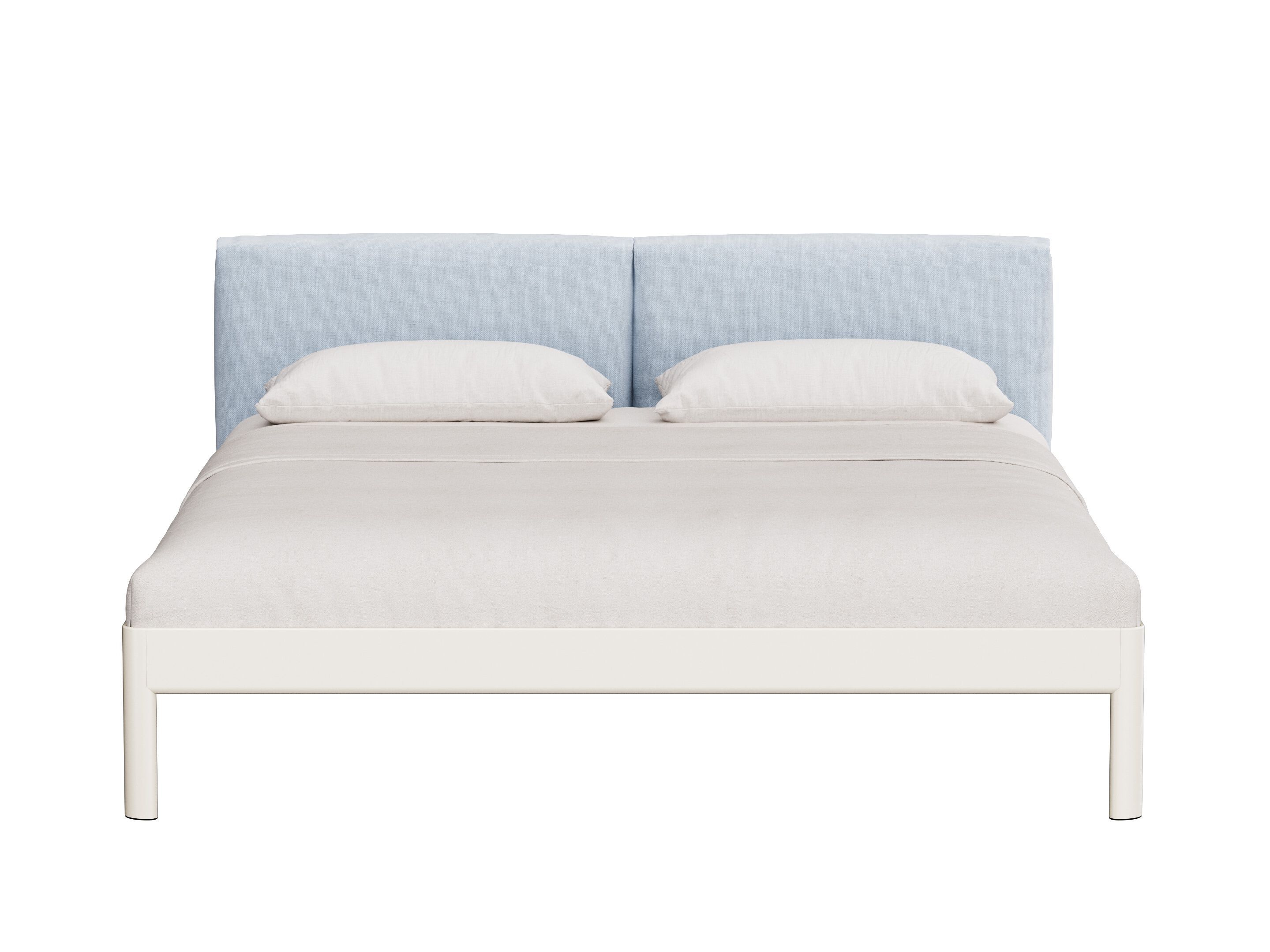 Алюминиевая двуспальная кровать с мягким изголовьем Noah Living Heia ARCH-00065654 - Вид №8