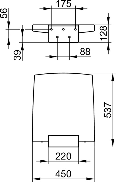 34983010037 Складное сиденье KEUCO Plan Care - Вид №2