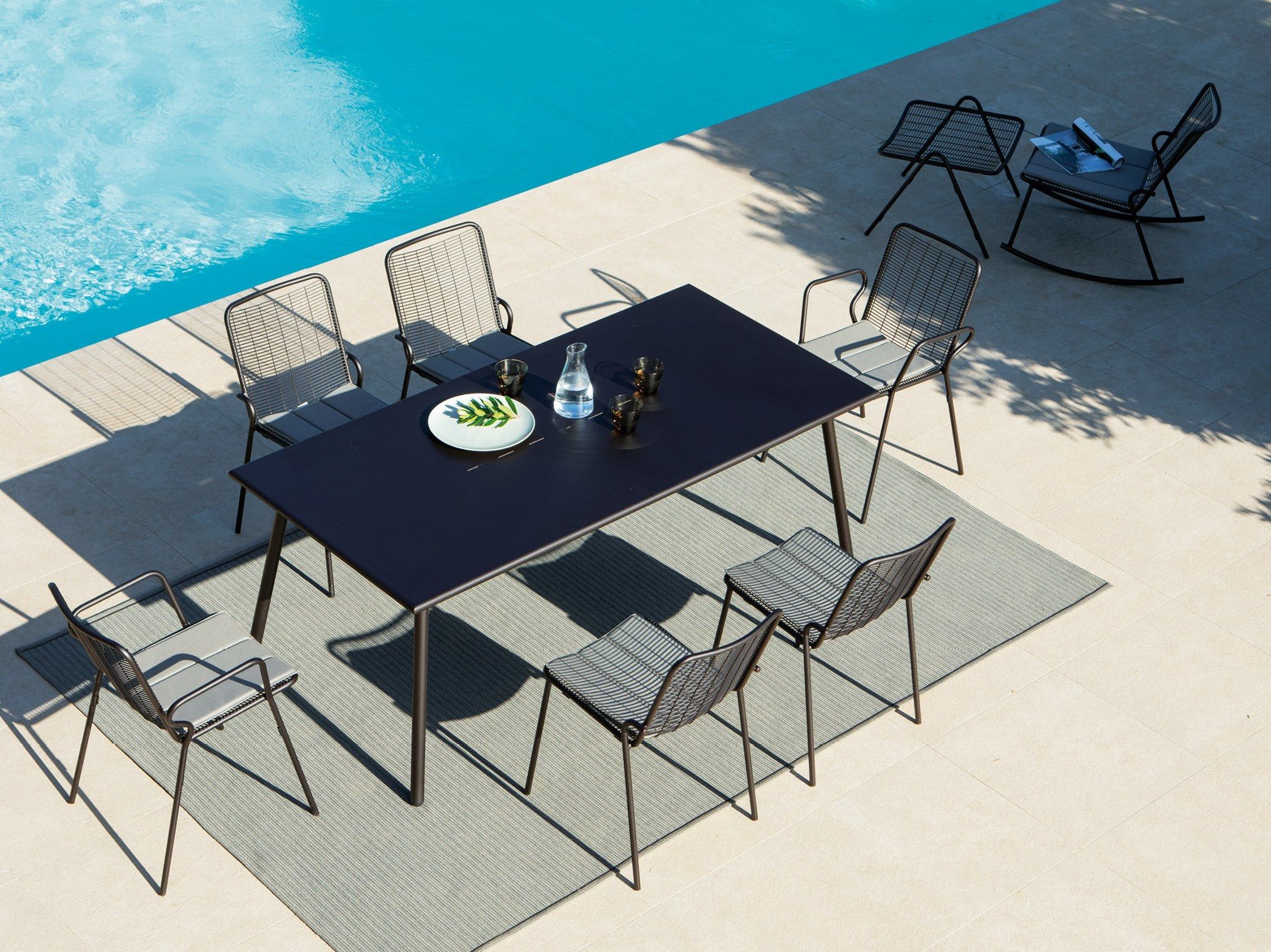 Металлическое кресло-качалка Vermobil Roma ARCH-00088246 - Вид №1