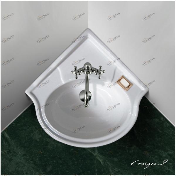 30353 Подвесная раковина настенная круглая Althea Ceramica Classic Royal белая