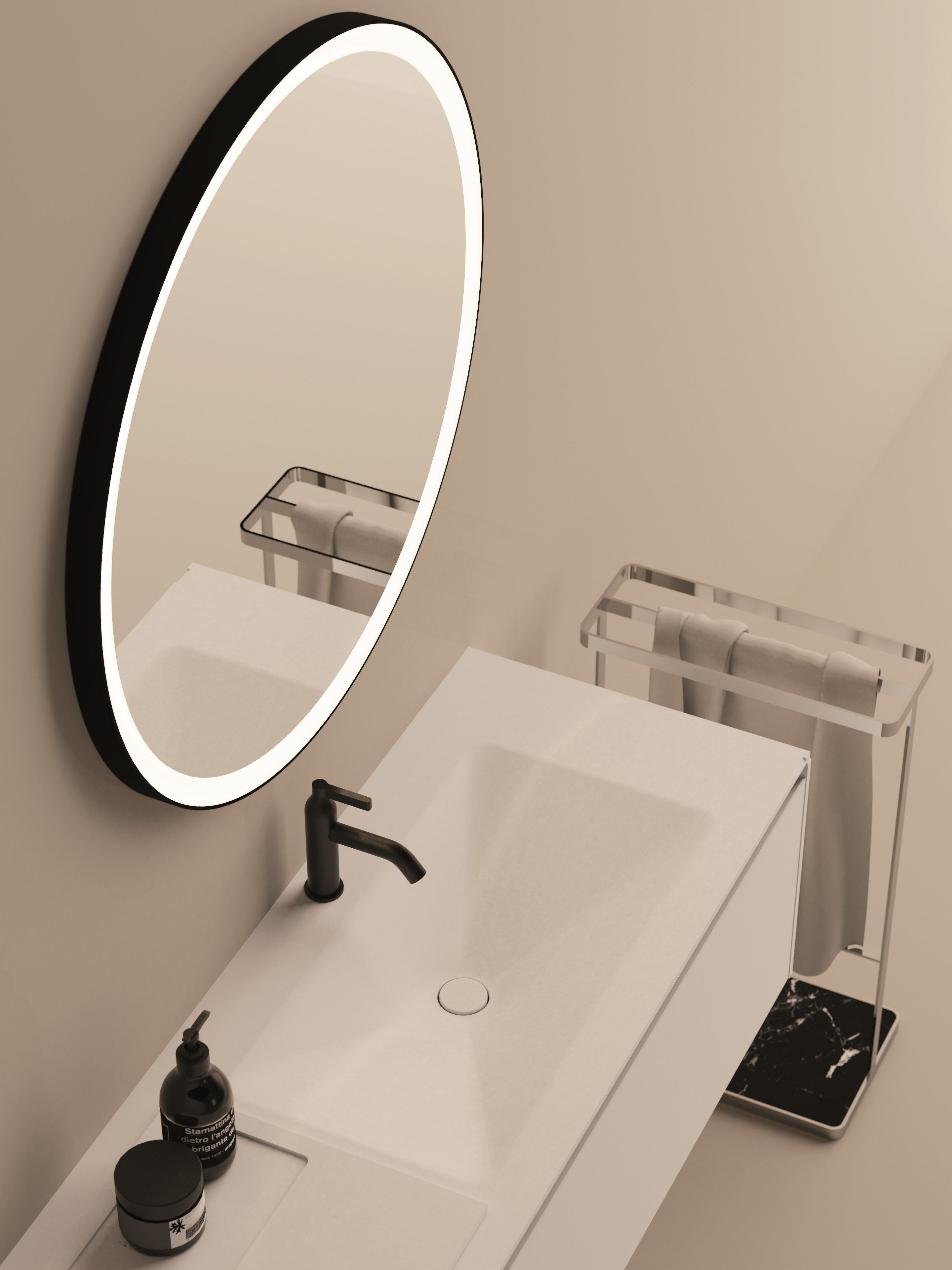 Встраиваемый прямоугольный умывальник Exmar Agape Атлас ARCH-00000288 - Вид №2