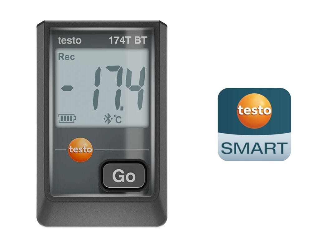 Мини-регистратор данных температуры с Bluetooth® и подключением к приложению Testo TESTO 174 T BT ARCH-00147661