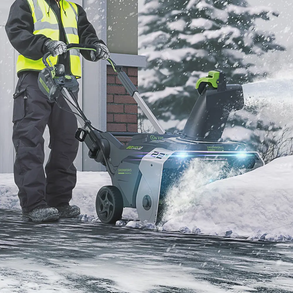 Снегоуборщик аккумуляторный Greenworks 82SN22 51см 82 В АКБ и ЗУ не в комплекте 83615586 STLM-2178430  - Вид №8