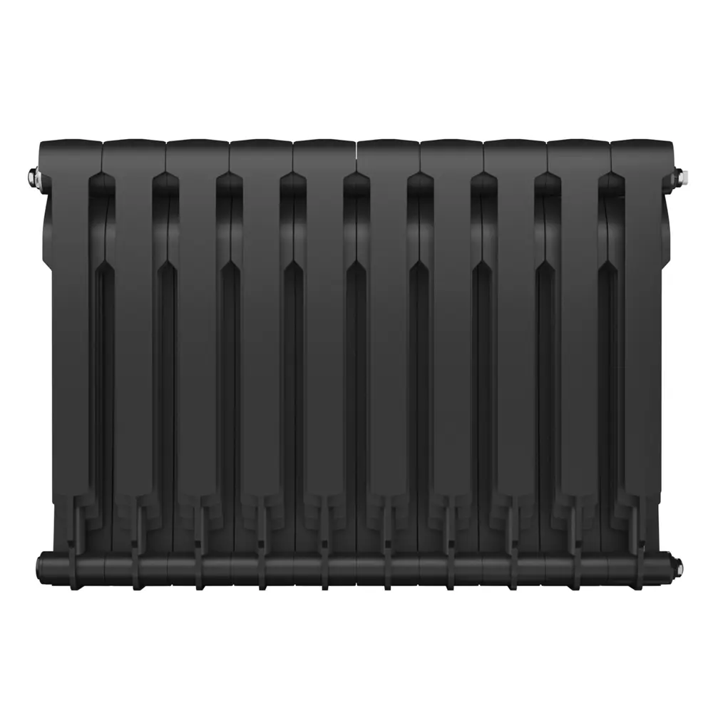Royal Thermo BiLiner B 500 — биметаллический радиатор черный, 10 секций 89426233 STLM-1578141 - Вид №2
